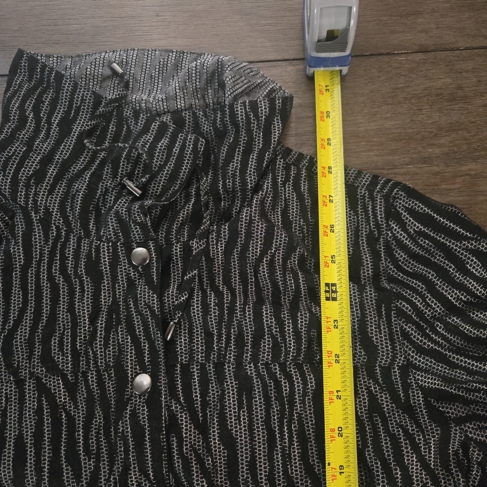 Ruby Rd. Black and Gray Utility Jacket - image 14